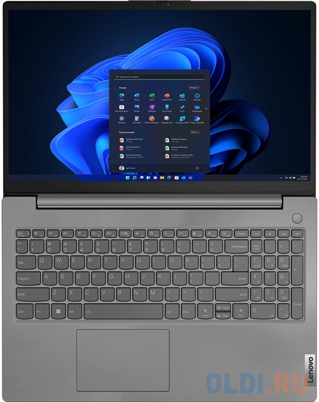 Ноутбук Lenovo V15 G3 IAP Core i3 1215U 8Gb SSD512Gb Intel UHD Graphics 15.6" TN FHD (1920x1080) noOS grey WiFi BT Cam (82TTA028IH)