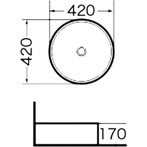 Раковина-чаша Grossman GR-3014 42x42 в Москвe