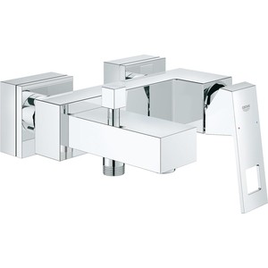 Смеситель для ванны Grohe Eurocube с душевым гарнитуром, хром (23140000, 27394002)