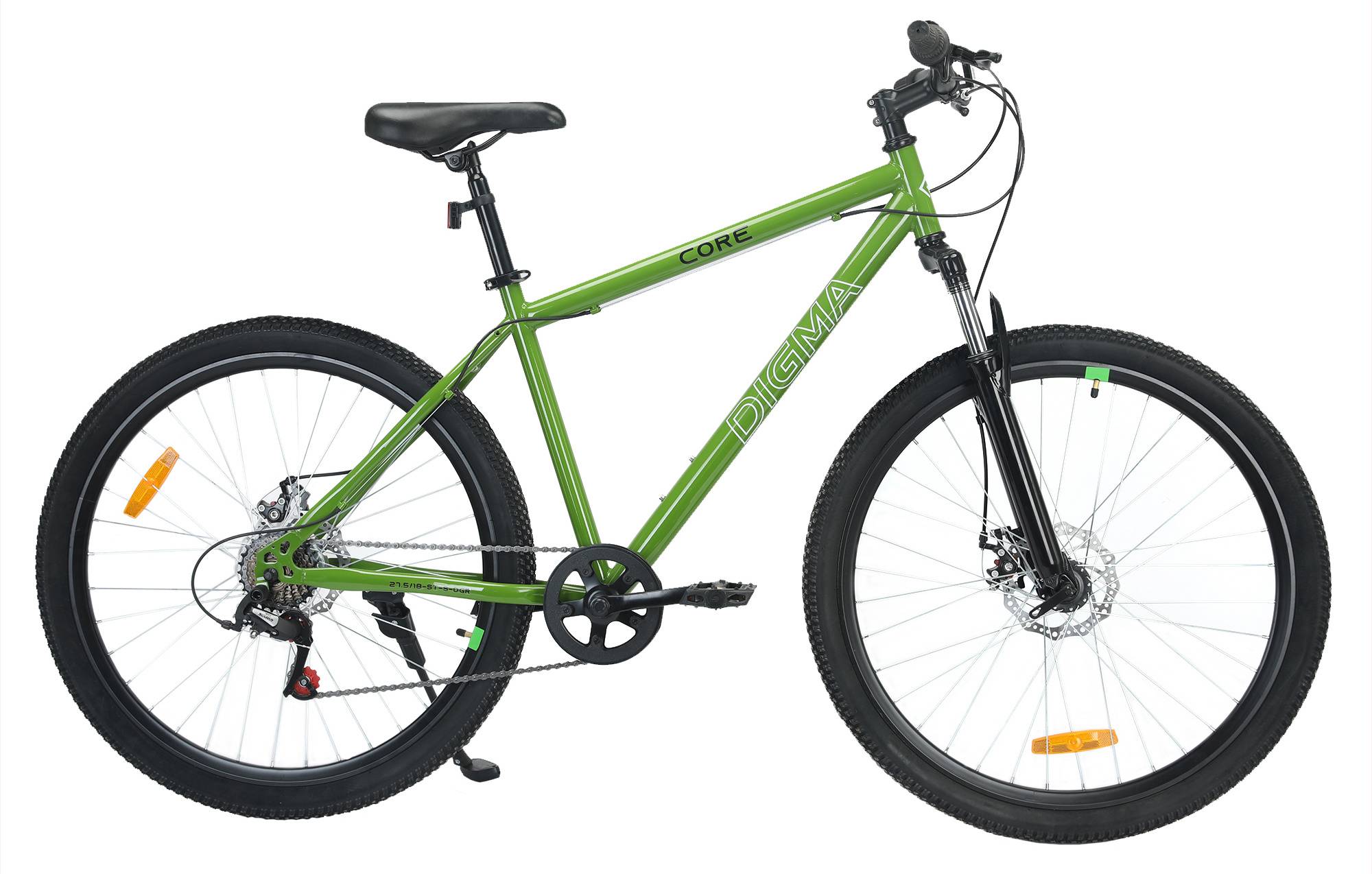 Велосипед горный Digma Core зеленый (core-27.5/20-st-s-dgr)