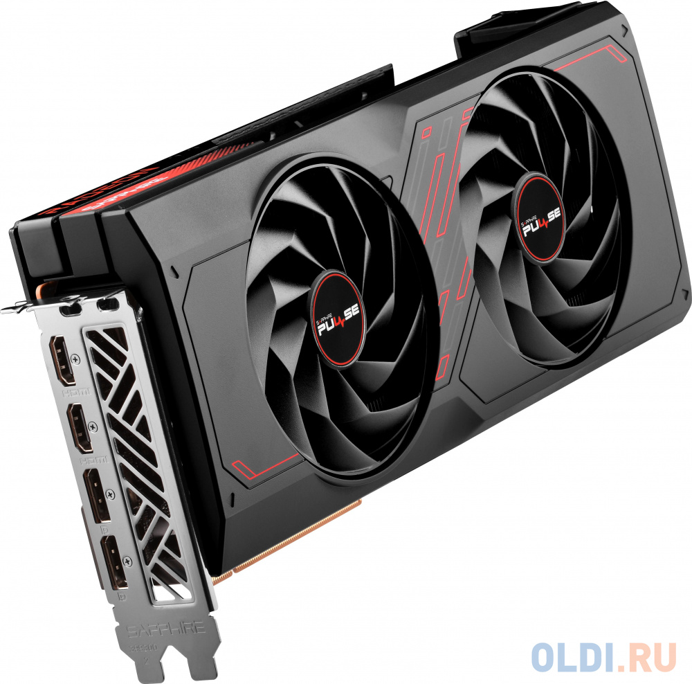 Видеокарта Sapphire PCI-E 4.0 11335-04-20G PULSE RX 7700 XT GAMING AMD Radeon RX 7700XT 12288Mb 192 GDDR6 2171/16000 HDMIx2 DPx2 HDCP Ret