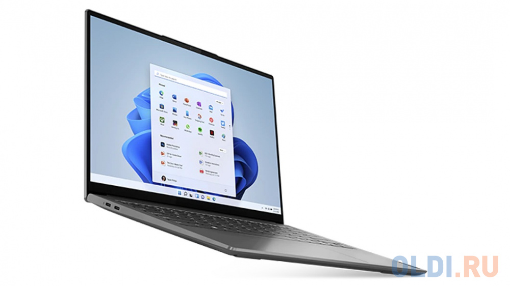 Ноутбук/ Lenovo Yoga Slim 7 Pro 14IAH7 14"(2880x1800 OLED)/Intel Core i7 12700H(2.3Ghz)/16384Mb/512SSDGb/noDVD/Ext:nVidia GeForce MX550(2048Mb)/C