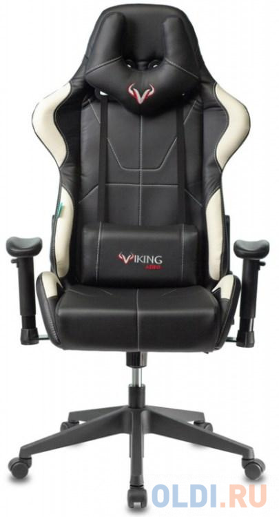 Кресло игровое Zombie VIKING 5 AERO WHITE черный/белый