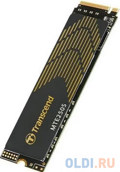 Твердотельный накопитель SSD M.2 Transcend 1.0Tb MTE250S <TS1TMTE250S> (PCI-E 4.0 x4, up to 7200/6200Mbs, 3D NAND, DRAM, 1480TBW, NVMe 1.3, 22х8