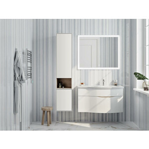 Тумба с раковиной Kerama Marazzi Riva 100 правая, белая (RV.100Rh\WHT.M, RV.wb.100Rh)