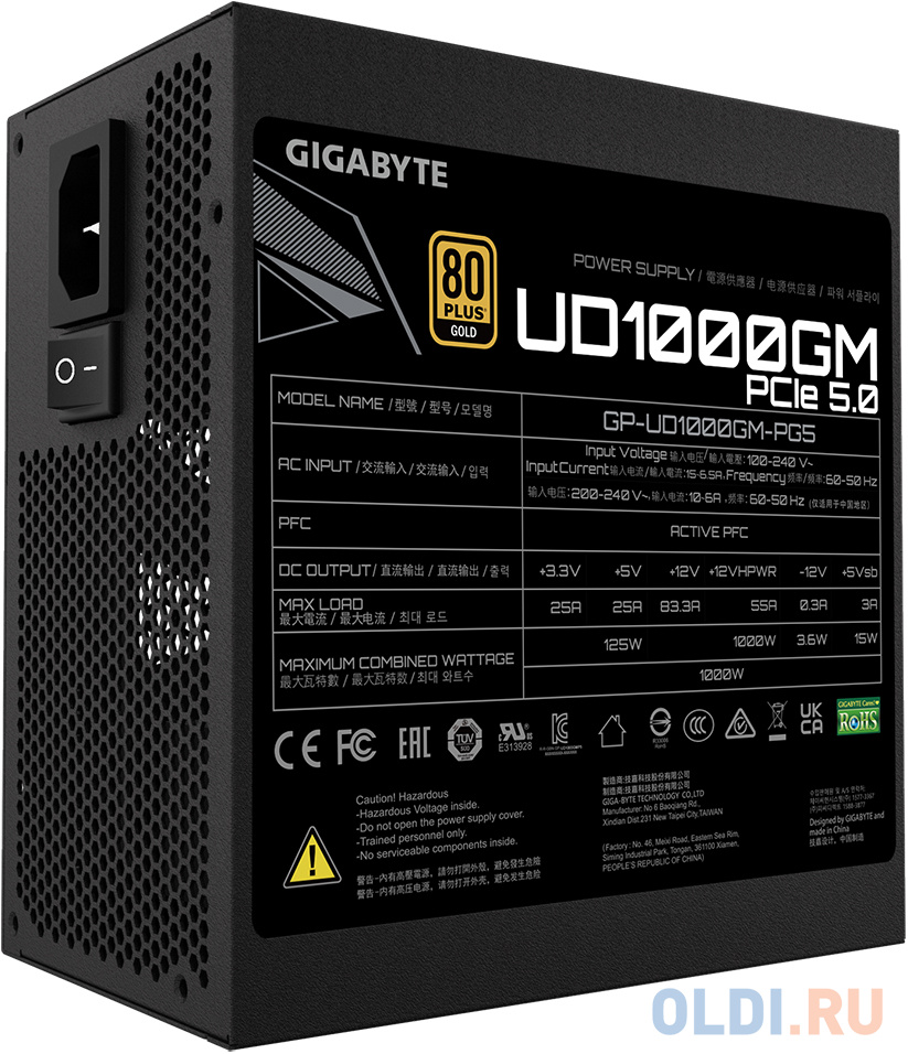 Блок питания GigaByte GP-UD1000GM PG5 1000 Вт