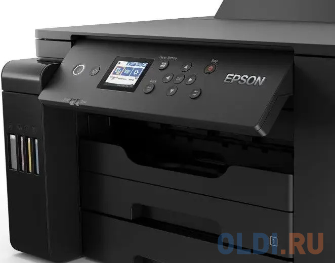 Принтер струйный Epson L11160 (C11CJ04404) A3+ Duplex Net WiFi USB черный