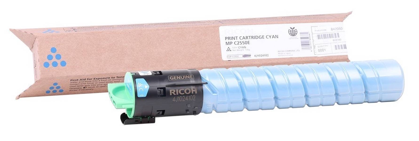 Тонер Ricoh Aficio MP C2030/C2530/C2050/C2550 голубой, type MPC2550E (5.5K)
