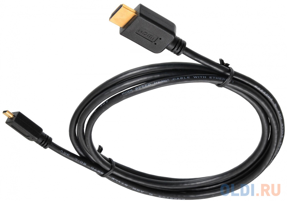 Кабель HDMI - microHDMI 3.0м Buro MICROHDMI-HDMI-3 черный