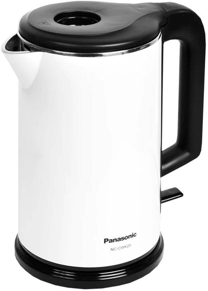Чайник электрический Panasonic NC-CWK20 белый, нержавеющая сталь