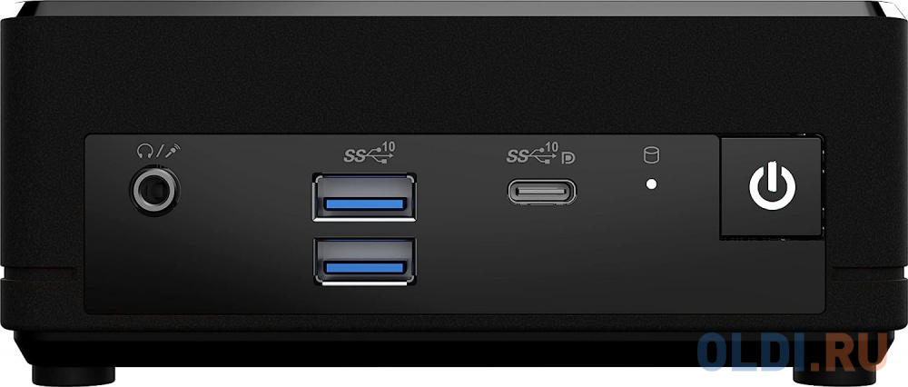 Неттоп MSI Cubi N ADL-019RU slim N100 (0.8) 4Gb SSD128Gb UHDG Windows 11 Professional GbitEth WiFi BT 65W черный (9S6-B0A911-071)