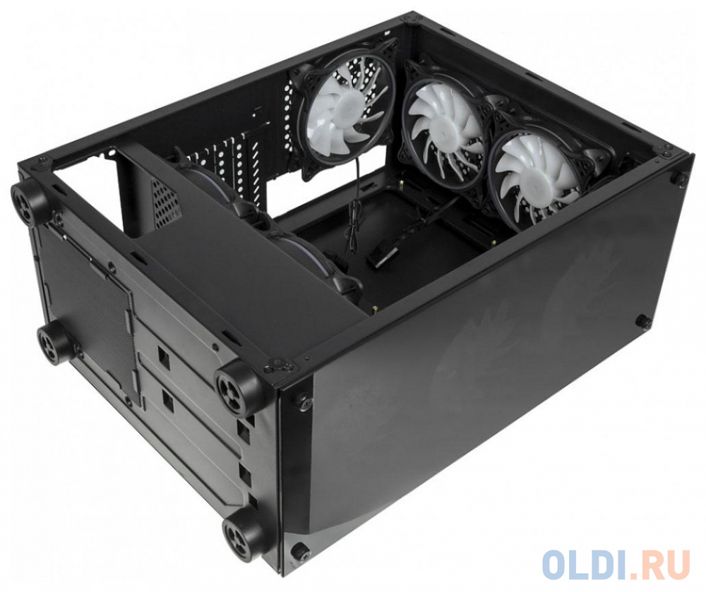 Корпус Formula V-LINE 7706 черный без БП ATX 8x120mm 2xUSB2.0 2xUSB3.0 audio bott PSU