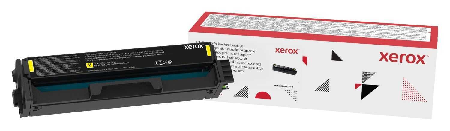 Тонер картридж 006R04394 повышенной емкости для Xerox C230/C235 Yellow 2500 стр (эквивалент артикулу 006R04398), нужен чип