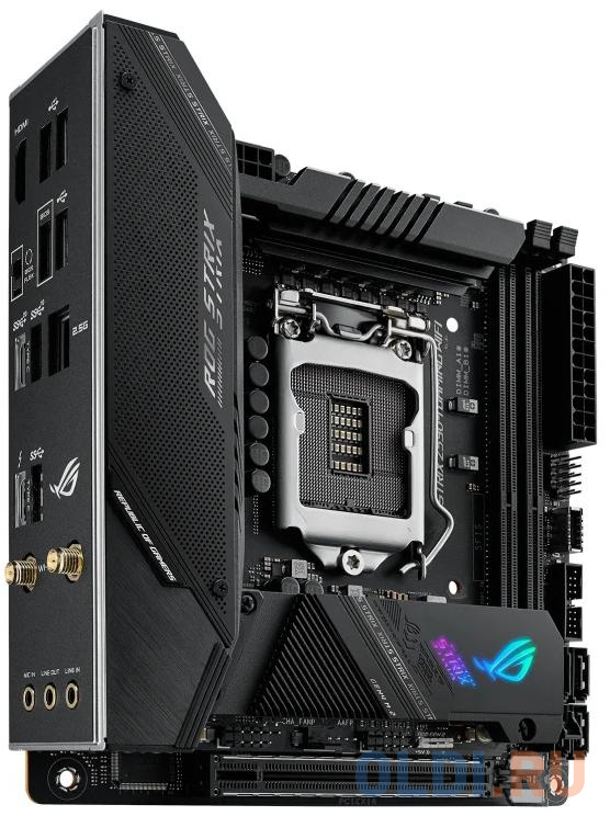 Материнская плата ASUS ROG STRIX Z590-I GAMING WIFI Socket 1200 Z590 2xDDR4 1xPCI-E 16x 4 mini-ITX Retail в Москвe