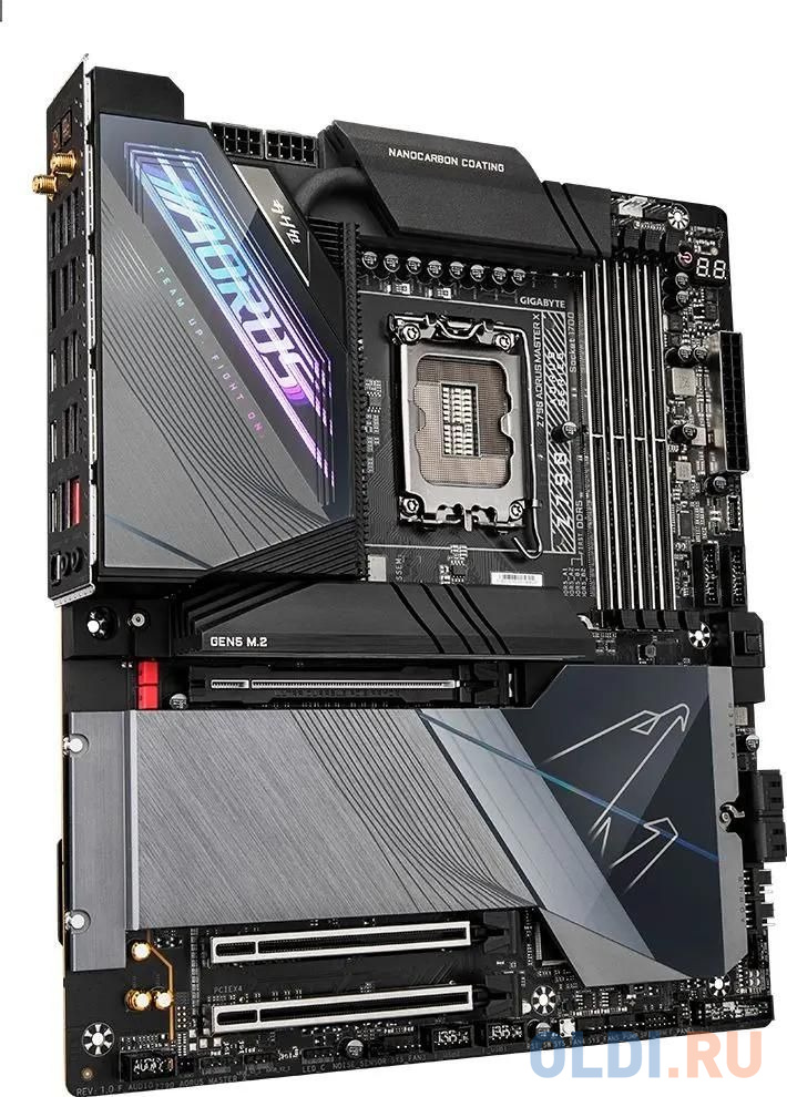 Материнская плата Gigabyte Z790 AORUS MASTER X Soc-1700 Intel Z790 4xDDR5 ATX AC`97 6ch(5.1) 10Gigabit RAID+DP