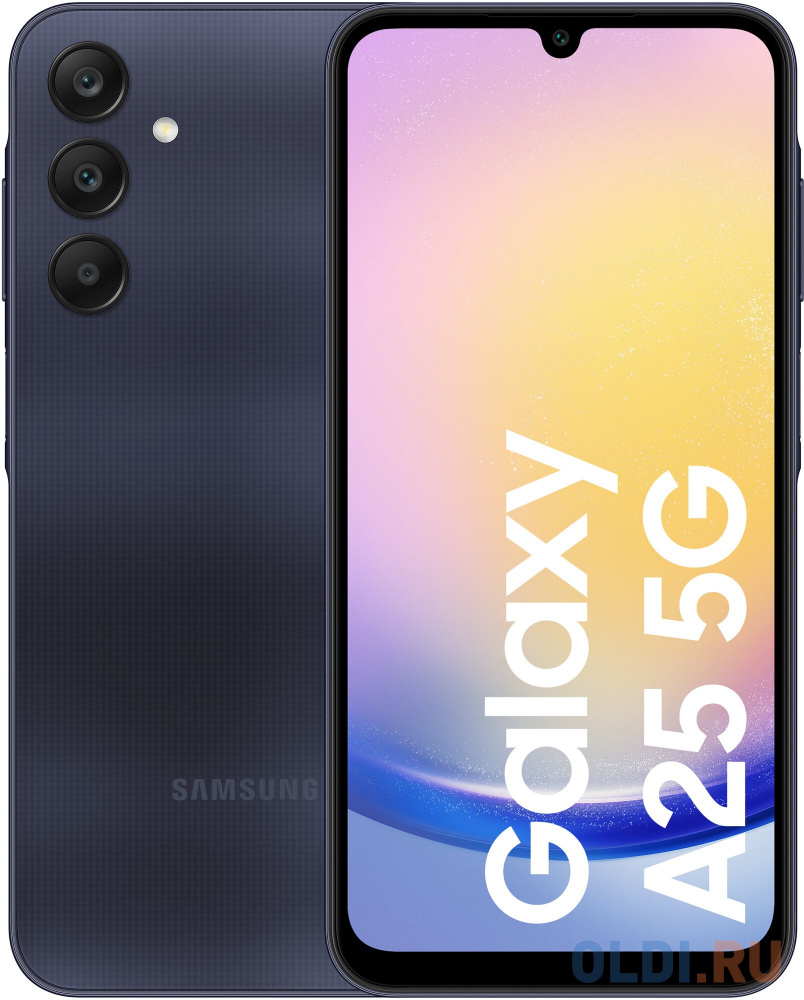 Мобильный телефон GALAXY A25 6/128GB BLACK SM-A256E SAMSUNG