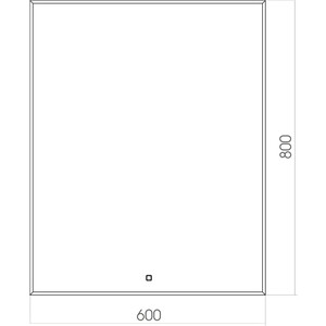 Зеркало Mixline Алмина 60х80 подсветка, сенсор (4620001989713)