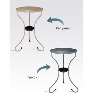 Столик журнальный Мебелик SHT-CT10-1 графит (П0007380) в Москвe