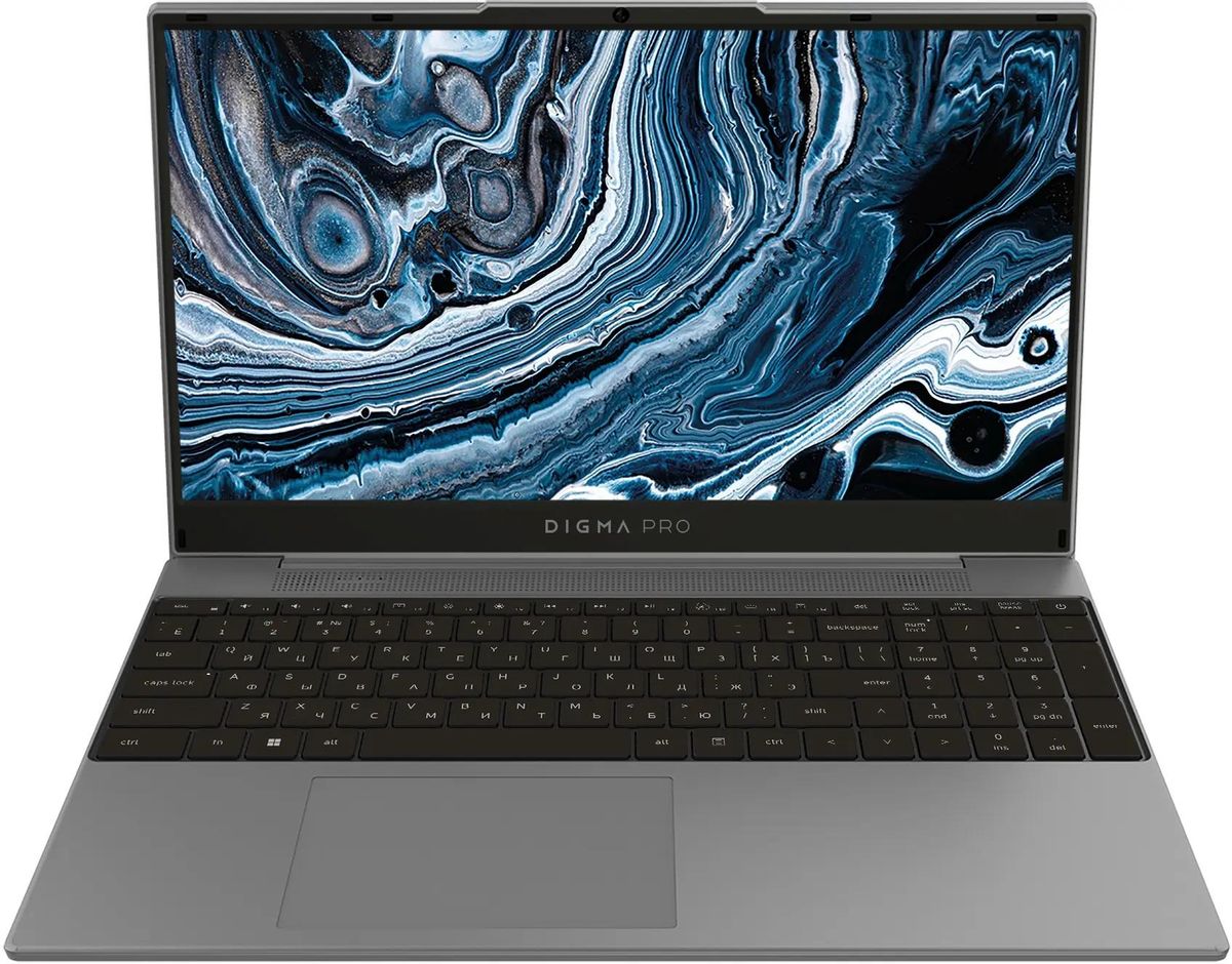 Ноутбук DIGMA PRO Breve S 15.6" IPS 1920x1080, Intel Core i3 1005G1 1.2 ГГц, 8Gb RAM, 512Gb SSD, W11Pro, темно-серый (DN15P3-8DXW02)