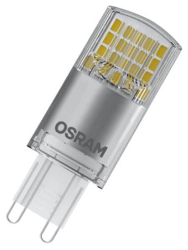 Лампа светодиодная G9, T15, 220-240 В, 2.6Вт, 320лм, 2700K/теплый, 80 Ra, Osram (4058075056688)