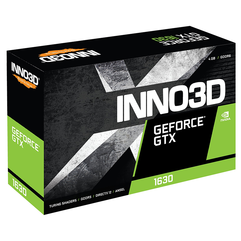 Видеокарта Inno3D nVidia GeForce GTX 1630 TWIN X2 1740MHz PCI-E 3.0 4096Mb 12000MHz 64-bit 1xHDMI 2xDP N16302-04D6X-1177VA25 в Москвe