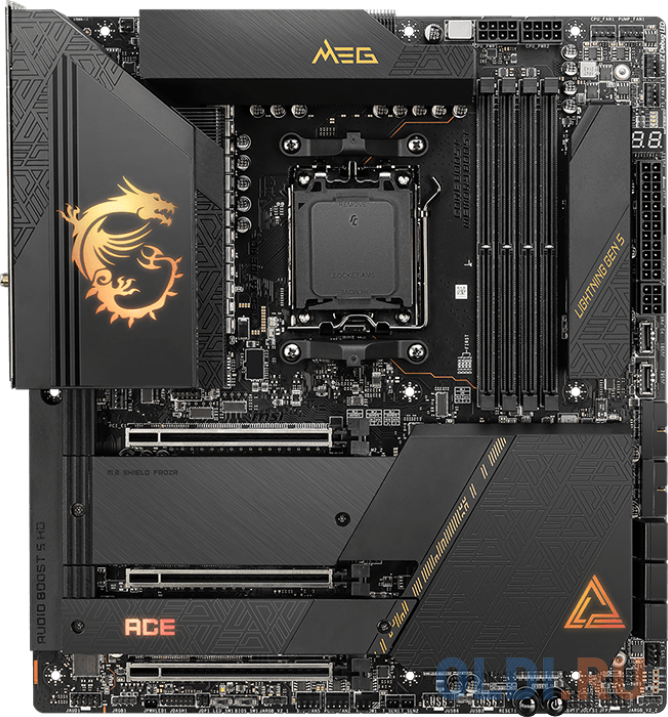 MEG X670E ACE, AM5,4DDR5,3PCI -Ex16,4M.2,6SATA3,3USB 3.2 Gen2x2,10USB3.2 Gen2,4USB3.2\\