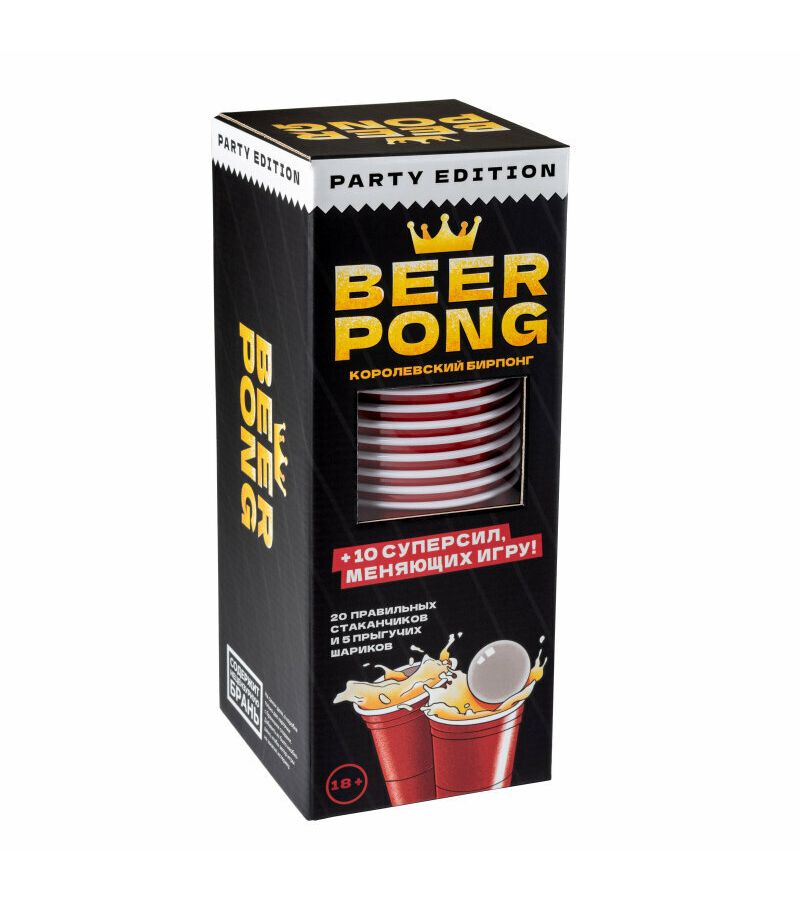 Настольная игра "Beer Pong. Королевский бирпонг" арт.GG328