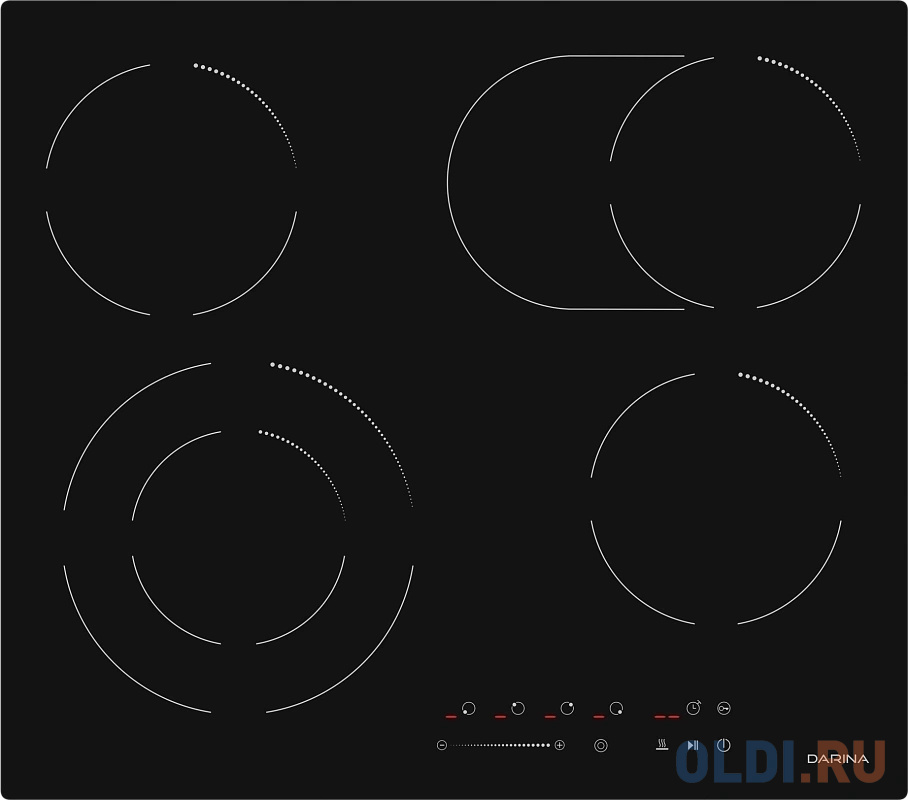 Варочная поверхность Darina 6Р Е 328 B черный