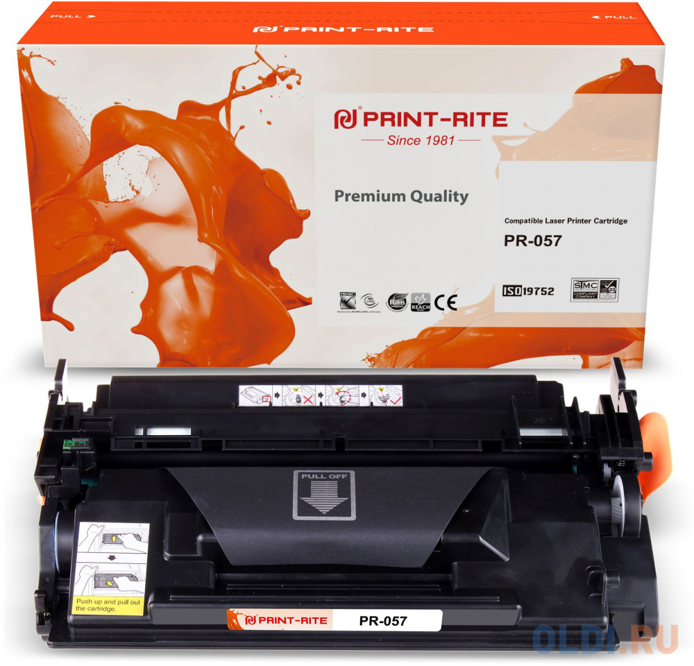 Картридж Print-Rite PR-057 3100стр Черный в Москвe