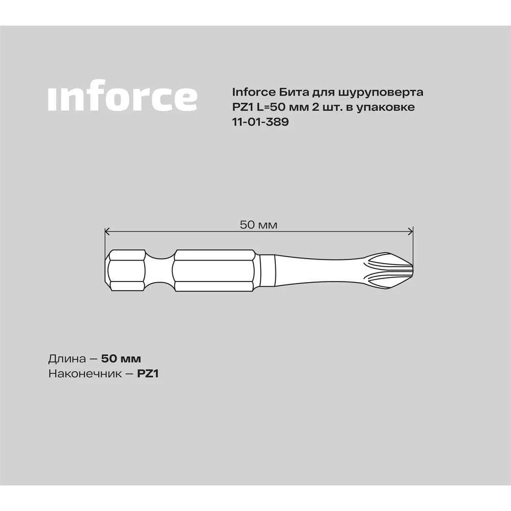 Бита для шуруповерта Inforce