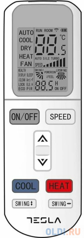 Настенная сплит-система On/Off Tesla TA53FFML-18410A, R410A, 18000BTU, A / A