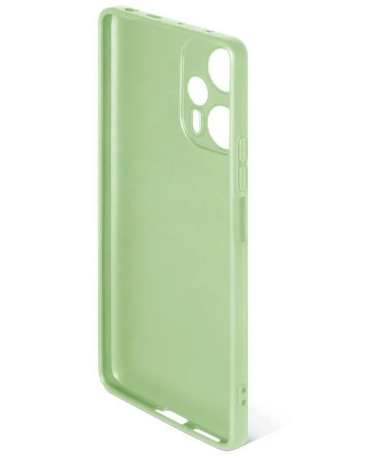 Чехол DF для Poco F5 Pro Silicone Light Green poCase-15