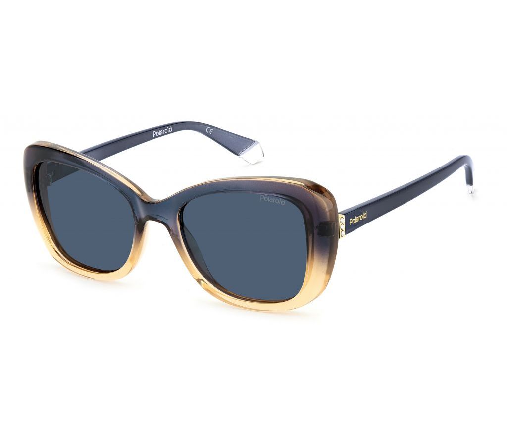 Солнцезащитные очки женские PLD 4132/S/X BLUE BEIG PLD-205334YRQ53C3