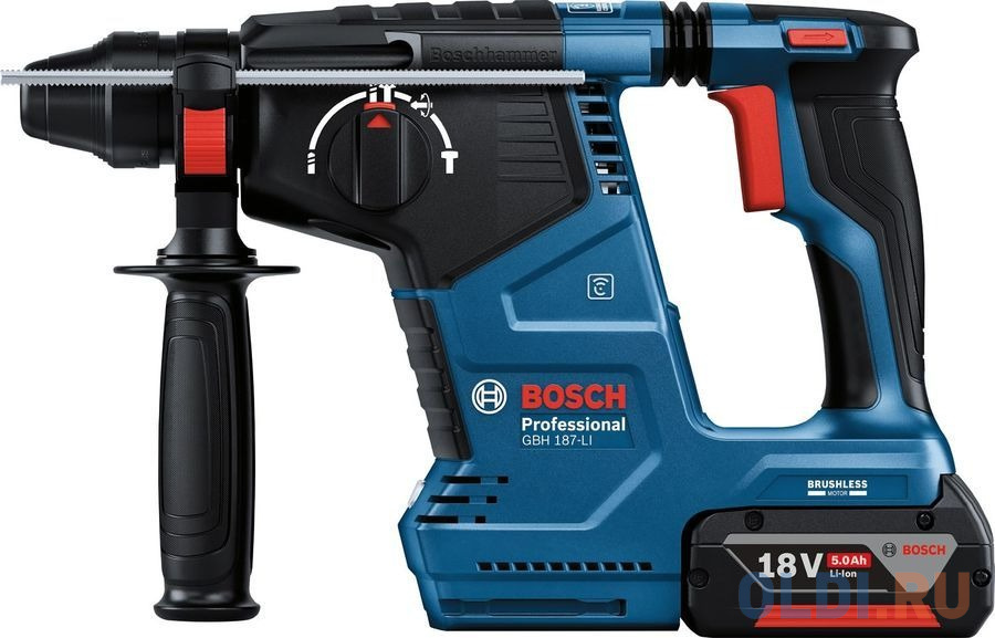 Перфоратор Bosch GBH 187-LI патрон:SDS-plus уд.:2.4Дж аккум. (кейс в комплекте)