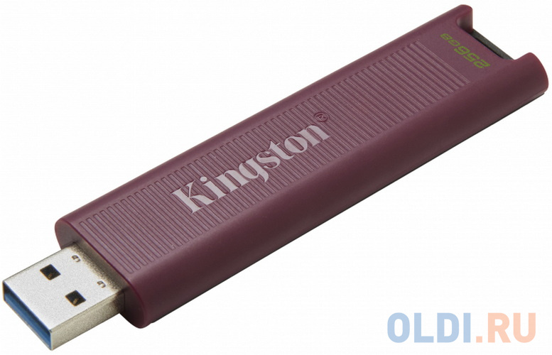 Флэш-драйв Kingston DataTraveler MaxA, 256 ГБ USB3.2 Gen 2 Type-A, бордовый в Москвe