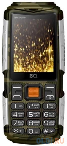 Мобильный телефон BQ 2430 Tank Power хаки 2.4" 32 Гб GPRS