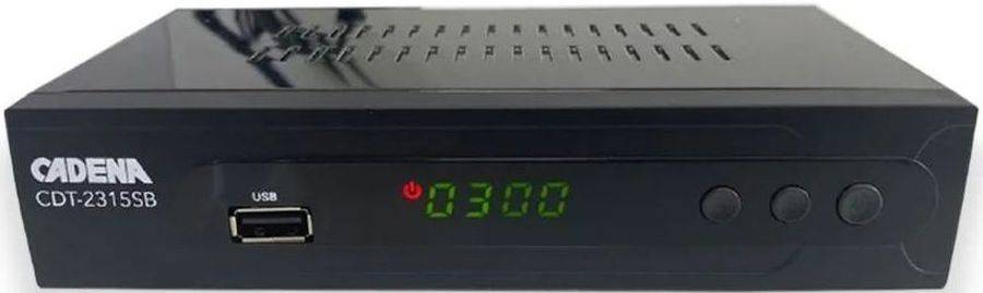 Ресивер DVB-T2 Cadena CDT-2315SB (046/91/00055677)