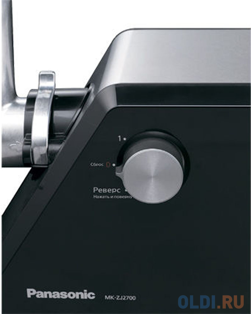 Мясорубка Panasonic MK-ZJ2700KTQ 2700 Вт чёрный серебристый