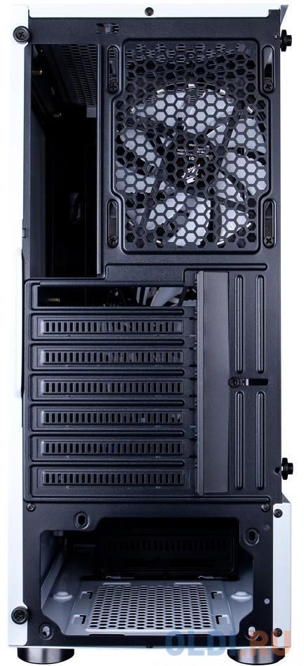 Корпус ATX 1stPlayer D4-WH-4G6 Без БП белый