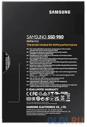 SSD накопитель Samsung 980 500 Gb PCI-E 3.0 x4