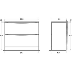 Тумба с раковиной BelBagno Acqua 100 rovere rustico напольная (ACQUA-1000-2C-PIA-RR, BB1000/455-LV-MR-ALR)