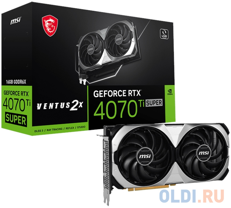 Видеокарта/ GeForce RTX 4070 Ti SUPER 16G VENTUS 2X