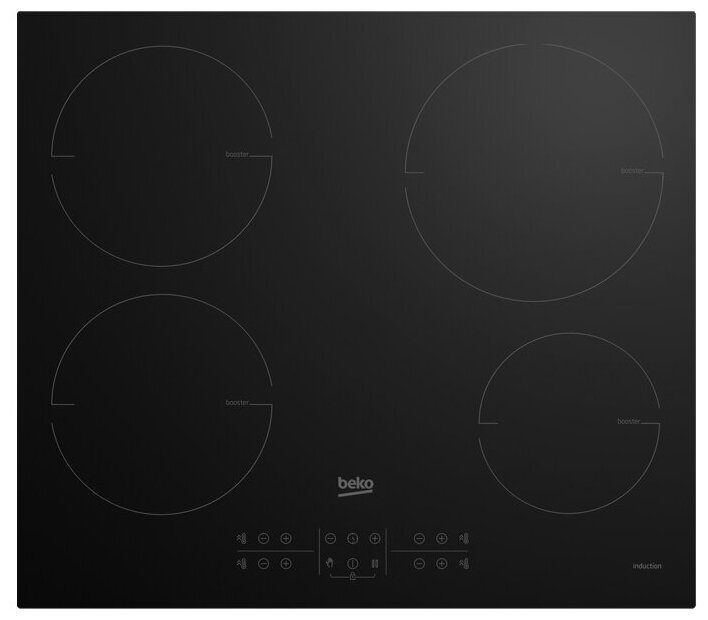 Индукционная варочная панель Beko HII 64200 FMT, 4 конфорки, черный (7757189216)