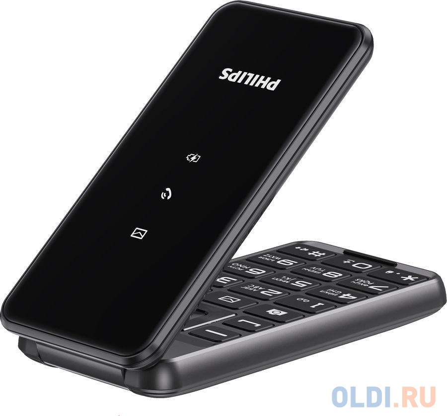 Телефон Philips E2601 темно-серый