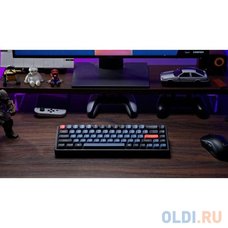 Беспроводная механическая клавиатура QMK Keychron K6 Pro, 68 клавиш, Hot-Swap, Keychron K pro Brown Switch в Москвe