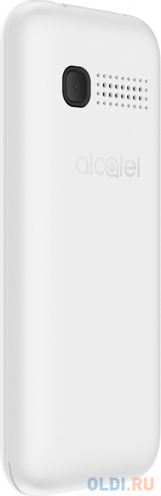 Мобильный телефон Alcatel 1068D белый моноблок 2Sim 1.8" 128x160 Nucleus 0.08Mpix GSM900/1800 GSM1900 MP3 FM microSD max32Gb