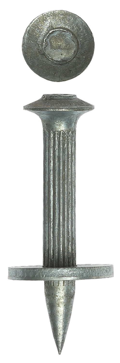 Дюбель-гвоздь с насаженной шайбой 4.5 мм x 6 см, оцинкованная сталь, 10 шт., ЗУБР (3063-45-60)