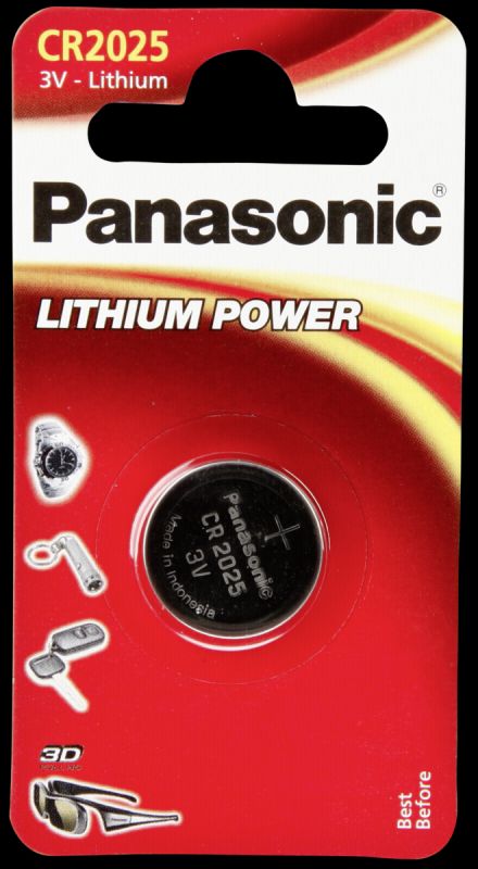 Батарейка Panasonic Lithium Power CR2025