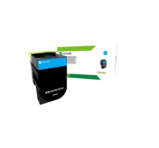 Картридж лазерный Lexmark 80C8SCE голубой