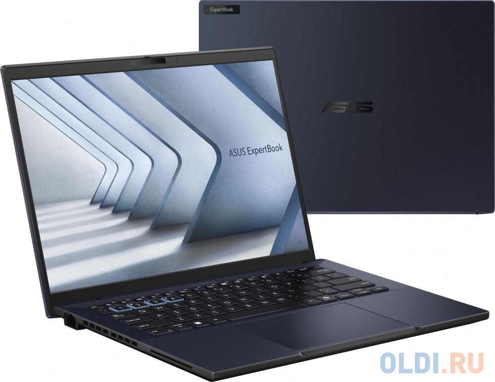 Ноутбук Asus Expertbook B3 B3404CVA-Q50253 Core i7 1355U 16Gb SSD1Tb Intel Iris Xe graphics 14" WUXGA (1920x1200) noOS black WiFi BT Cam (90NX07D